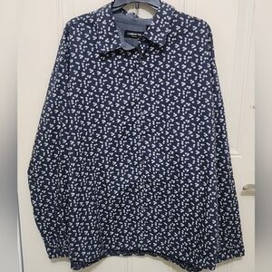 Liz Claiborne Men's Button Up Shirt Size 3XL 100% Cotton